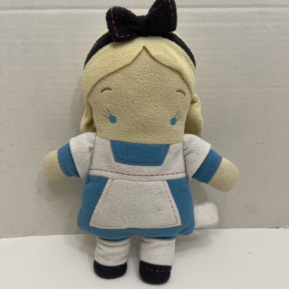 Alice In Wonderland Doll Plush Stuffed Animal Disneyland Resort 12” Doll Pillow